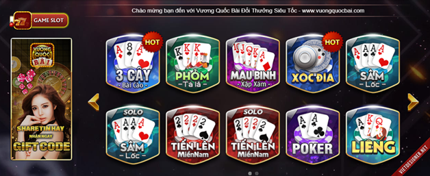 Vuongquocbaiclub là một Game đổi thưởng uy tín và đáng tin cậy trong lĩnh vực cá cược trực tuyến châu Á